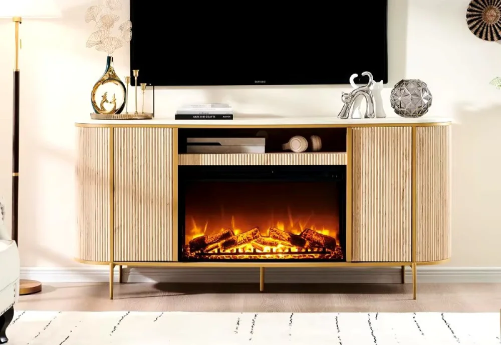 tv stand electric fireplace